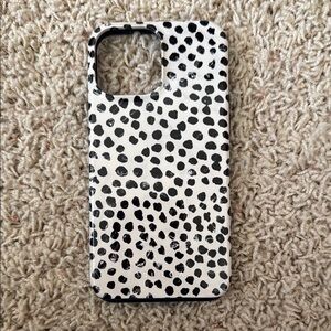 Black and White Polka Dot Phone Case